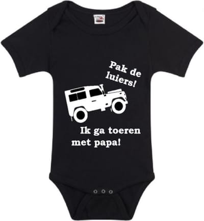 Romper toeren met papa I maat 62/68 I Logostar