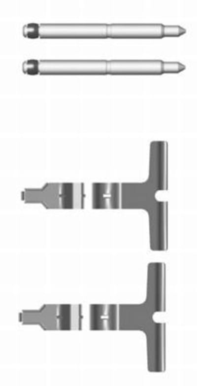 Hella Pagid accessoireset voor remblokken achterzijde Mercedes-Benz S-Klasse