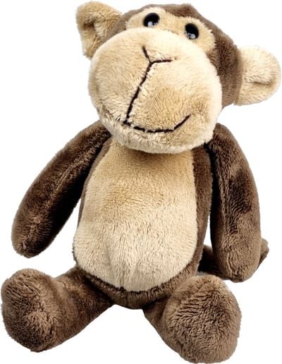 UNITOYS – Zittende Aap – Bruin – 21cm – Knuffel