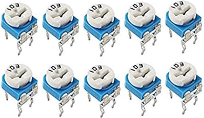 Weerstand regelbaar 10K Ohm RM-065 Trimpot Trimmer Potentiometer 10-stuks RM065-103