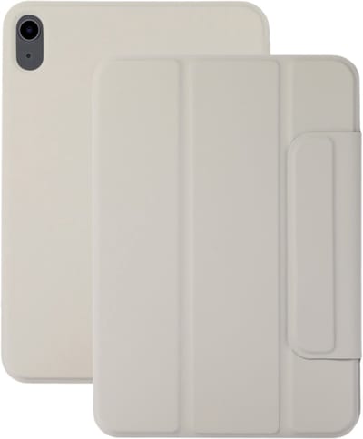 Lunso Geschikt voor iPad Air 11 inch (2024/2025) - Tri-Fold Bookcase hoes - Beige