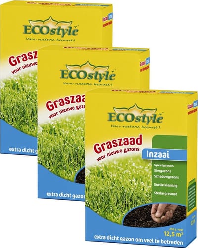 Ecostyle Graszaad-Inzaai 12.5 m2 - Graszaden - 3 x 250 g