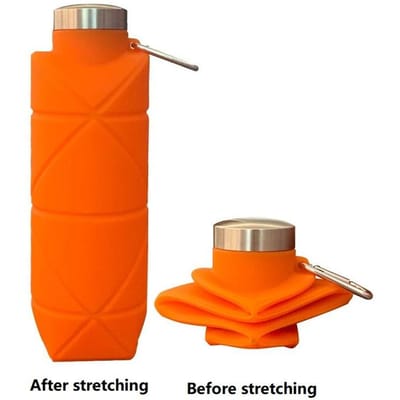 Bouteille d'eau souple en silicone 700 ml Gourde de course Design ergonomique Gourde seau Sport souple Facile à utiliser Gourde Ydsh05