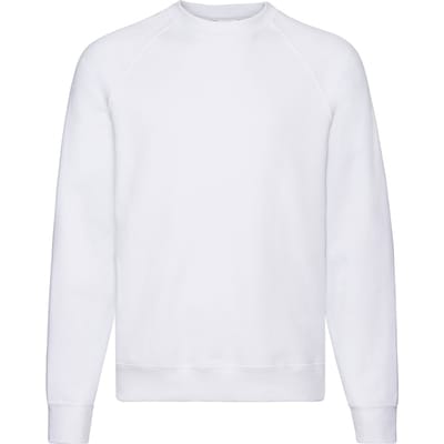 Fruit of the Loom Heren Klassiek Sweatshirt (Wit)