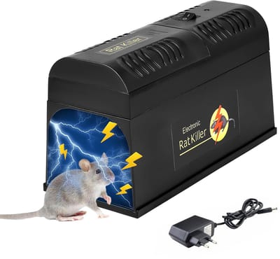 9000V Elektronische Rattenval - Muizenverdelger - Krachtige Knaagdierverdelger - Ongedierteval Voor Onmiddellijke Vernietiging
