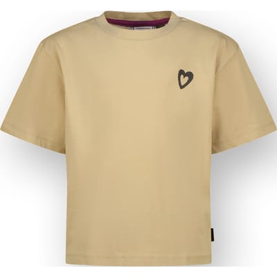 Vingino Girls Haniza T-shirt Italian Sand Size: 10 | T-shirts Outlet | Unisex | Beige