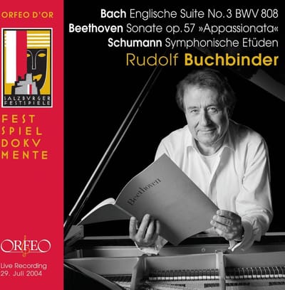Rudolf Buchbinder - Englische Suite No. 3 BWV 808 - Sonate Op. 57 „Appassionata" - Symphonische Etüden (CD)