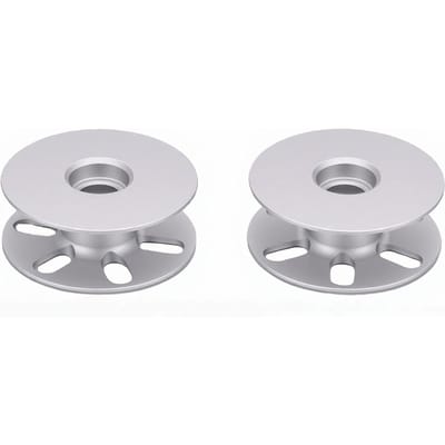 2 STKS 28 mm 6 Gats Spoel Vervanging voor Adler 1767 767 867 887 Industriële Naaimachine Hoge Sterkte Metalen Spoelen