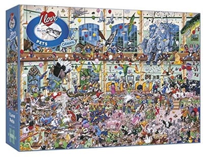 Puzzel I Love Pets - Dierenmotief, 1000 stukjes