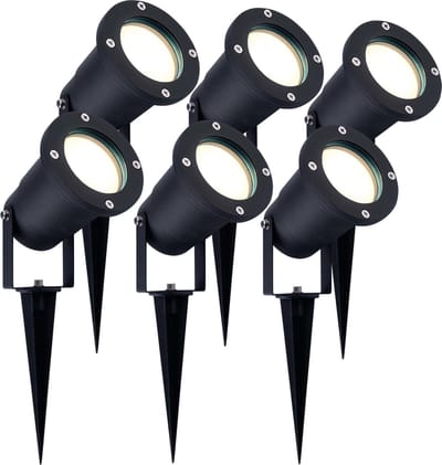Ledvion - 6X LED Prikspots - IP65 - 5W - 4000K - 1M