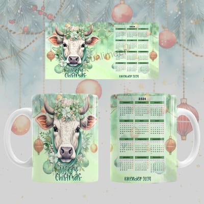 Mok Merry christmas / Vrolijk kerstfeest met de jaarkalender 2024!