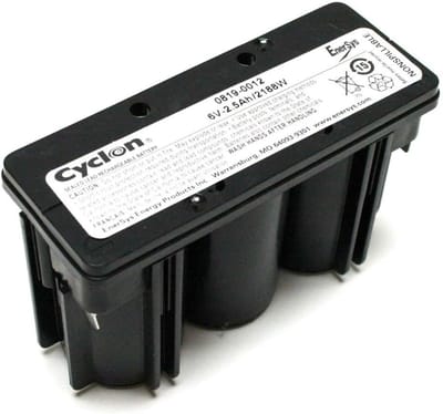 Blok Batterij - Oplaadbare Accu - Elektrisch Gereedschap - Zuiver Lood Rooster - 11.4 x 4.6 x 7 cm