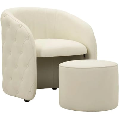 Fauteuil Zagabria Armchair With Stool 76×75×80 cm