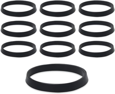 Rubberen ringen - Loodgieters afdichting - Lekkages voorkomen - Duurzaam flexibel materiaal - 10 stuks 40 mm - Zwart