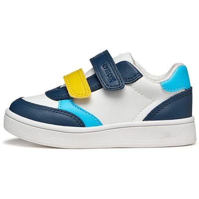 GEOX ECLYPER PEUTERJONGENS Sneakers - LICHT MARINEBLAUW/WIT - Maat 20