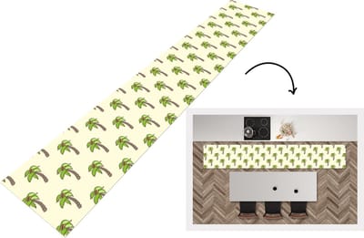 Keukenloper - Loper keuken - Palmboom - Patronen - Kokosnoot - Tropisch - 300x50 cm - Keukenloper vinyl