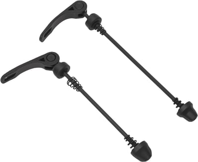 Fiets snelspanners - Wielbevestiging set - Snelle wielwissel - Ultragelicht aluminium - 150mm 180mm - Zwart