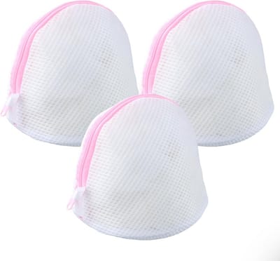 Wasnetjes Beha - Ondergoed Net - Kleding Beschermen - Robuust Netmateriaal - 3 Stuks - Roze