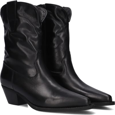 Notre-V 07-433 Cowboylaarzen - Western Laarzen - Dames - Zwart - Maat 37