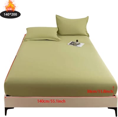 Nivard Waterdicht Hoeslaken - Beddengoed - Fitted Sheet - Bed - Gras Groen 140x200
