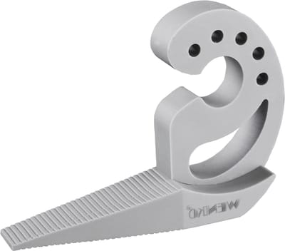 Multi-STOP® flexibele deurstopper en raamstopper met vele functies - grijs, 118 x 77 x 25 cm