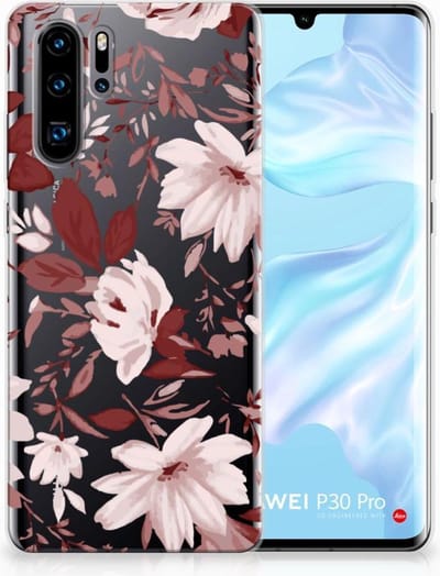Hoesje maken Huawei P30 Pro Watercolor Flowers
