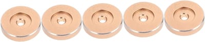 Platenadapter Set - Vinyl Accessoires - Platenspeler Gebruik - Minimaliseert Excentriciteit - 7 Inch - Goud