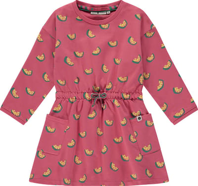 Stains and Stories girls sweatdress Meisjes Jurk - bubblegum - Maat 92