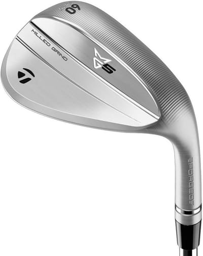 TaylorMade Milled Grind 5 Wedge (graphite shaft) 2025 - Chrome | Rechtshandig | | 52° Loft | 09° Bounce