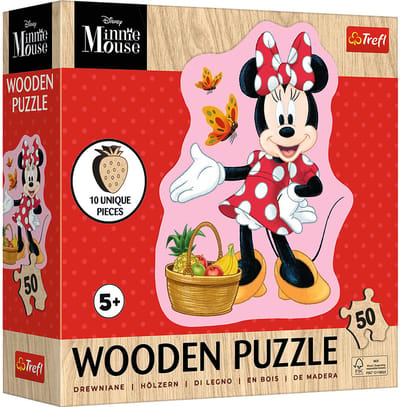 Trefl houten puzzel Disney Minnie - 50 stukjes FSC Mix 70%.