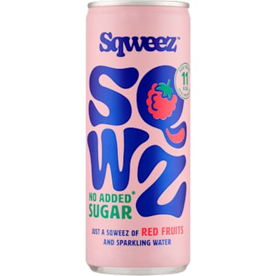 SQWZ Sqweez Red Fruits No Added Sugar 250ML