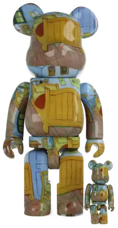 400% & 100% Bearbrick set – Van Gogh (The Bedroom)