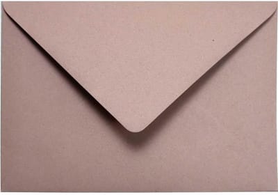Lichtbruine B6 Enveloppen (125x175mm) - 120g Crush Amandel - Voor Uitnodigingen & Kaarten