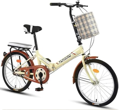 Opvouwbare 20 Inch Fiets voor Volwassenen met Variabele Snelheid voor Dames en Heren