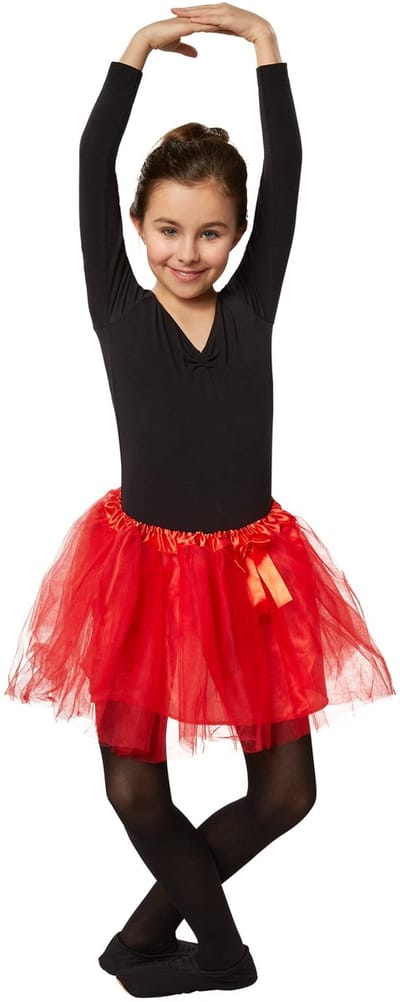 dressforfun - Kindertutu rood 116 (5-6y) - verkleedkleding kostuum halloween verkleden feestkleding carnavalskleding carnaval feestkledij partykleding - 301940