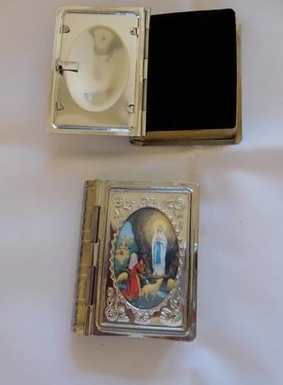 Rozenkrans opbergdoosje religieus nu.1