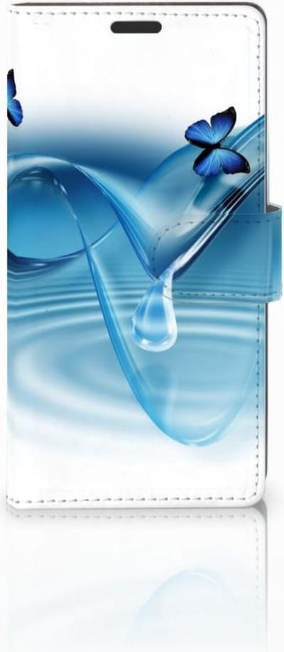 Book Case voor Sony Xperia Z3 Telefoonhoesje met Pasjes Vlinders
