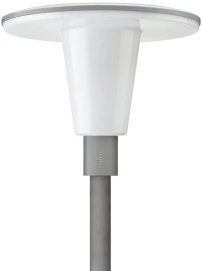 Philips LED Mastarmatuur | 40W 3000K 2346lm 830 | Ø62mm Zilver IP66 | TownGuide Performer