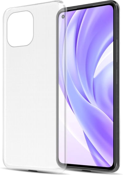 Cadorabo Hoesje geschikt voor Xiaomi Mi 11 5G in VOLLEDIG TRANSPARANT - Beschermhoes gemaakt van flexibel TPU Silicone Case Cover