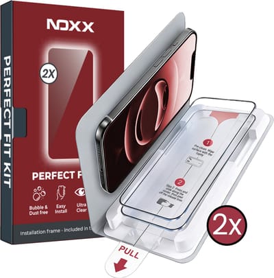 Screenprotector - Geschikt voor Apple iPhone 16e - 2 Stuks - Met Montagehulp - Perfect Fit Kit - Bubbelvrij Aanbrengen - Gehard Glas - Beschermglas - Tempered Glass - Screen Protector - Case Friendly