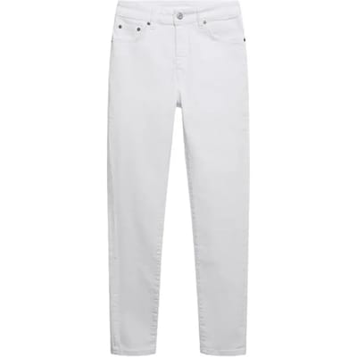 Superdry High Rise Skinny Jeans White Grootte: 30/30