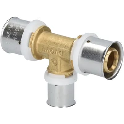 Sanivesk Meerlagen Pers T-stuk 26x20x26mm