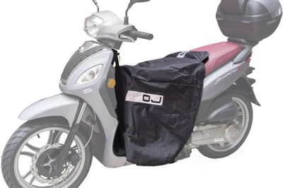 SnelShoppen - Universele Leg Lap Apron Cover Voetenzak voor Scooter - Waterdicht, Snelle Montage, Gevoerd, Reflecterende Inzetten, Geïntegreerde Zak -