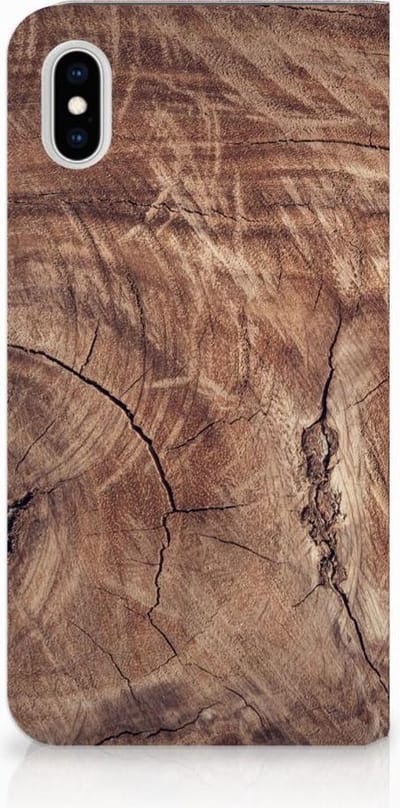Apple iPhone Xs Max Book Wallet Case Tree Trunk