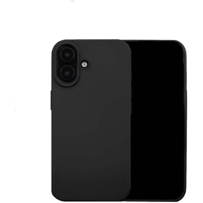 Ceezs siliconen hoesje geschikt voor de Apple iPhone 16 hoesje - siliconen back cover met ideale prijs/kwaliteit verhouding - Telefoonhoesje met valbescherming - Siliconen TPU hoesje (zwart)