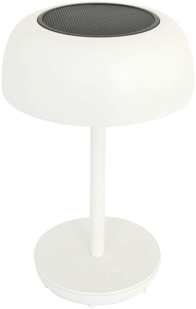 Kynast LED tafellamp Solar & USB lamp 29cm dimbaar mat wit zware uitvoering binnen en buiten terras caravan en camping