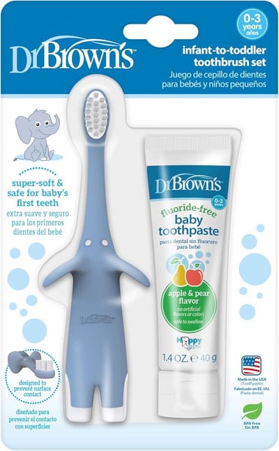 Tandenborstel Set Baby en Peuter, Tandenborstel Oefenborstel
