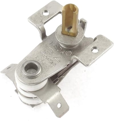 Thermostaat Schakelaar - Temperatuurregelaar - Apparaten Beveiligen - Instelbaar Temperatuurbereik - AC 250V 16A - Zilver Wit