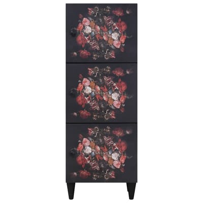 vidaXL - Opbergkasten - Multikleur - 40 - x - 33,5 - x - 110 - cm - Massief - Mango - Hout