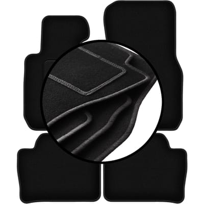 Complete set veloursmatten voor: BMW 3 F30 sedan xDrive (2012-2019)